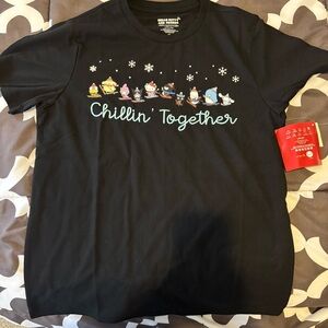 Hello Kitty & Friends Chillin Together Black Relaxed T-Shirt